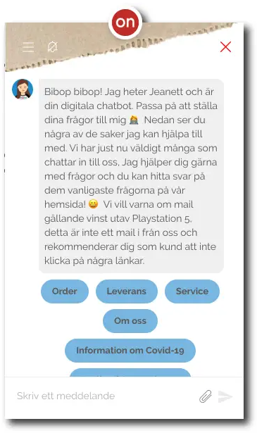 Illustration för chatkonversation. Kom igång med chatbot med hjälp av Ebbot.
